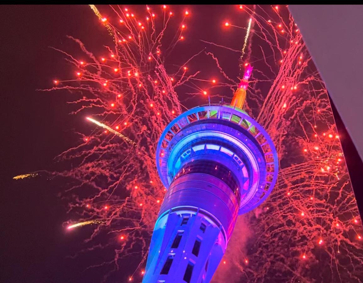 Skytower View And Seaview 2 Bedroom Apartment Auckland Exteriör bild