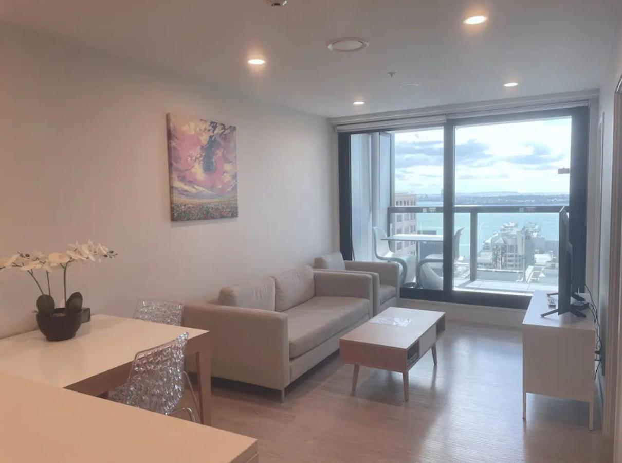 Skytower View And Seaview 2 Bedroom Apartment Auckland Exteriör bild